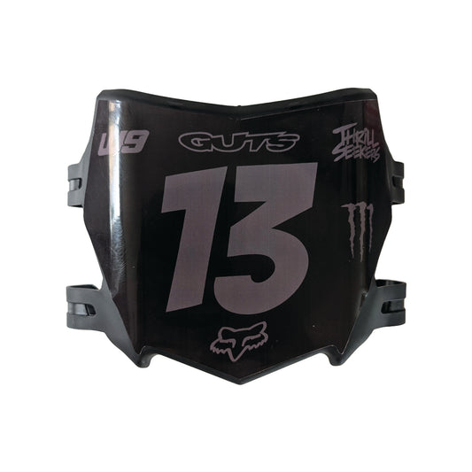 Motocutz Plate Decal (Layout #1)